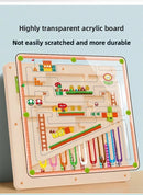 Labirinto Montessori Magnético – Brinquedo Educacional para Desenvolver Foco e Coordenação!
