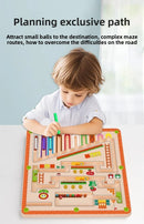 Labirinto Montessori Magnético – Brinquedo Educacional para Desenvolver Foco e Coordenação!