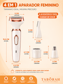 VELORA – Depilador Elétrico Recarregável Premium